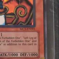 Konami Yu-Gi-Oh! Exodia the Forbidden One MC1-EN001 Effect Master Collection Li… - Image 2