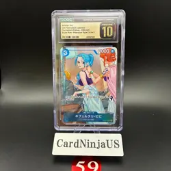 CGC PRISTINE 10 Nefeltari Vivi SR EB02-026 Promotion Pack Ex Vol. 3 ONE PIECE 59 - Image 1