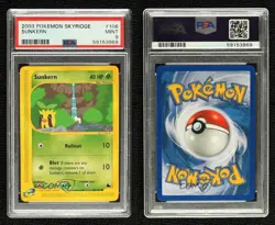 Sunkern Pokemon e-Card Series Skyridge PSA 9 MINT 2003 - Image 3