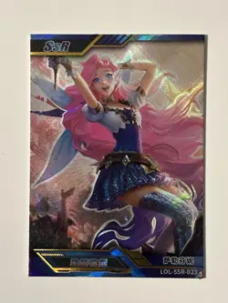 League of Legends Trading Card Perfect 2022 Seraphine SSR LOL-SSR-023 - Image 1