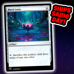 Black Lotus - Custom Art Magic: The Gathering Playtest Card - Commander EDH - Image 1