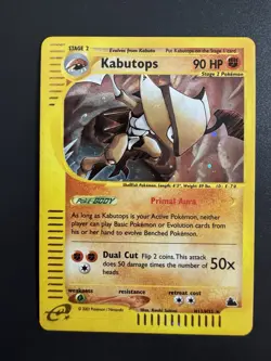 Pokemon Kabutops Holo Rare Card H13/H32 Skyridge - Image 1