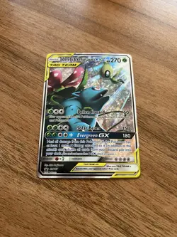 Pokemon TCG Celebi & Venusaur GX SM167 Promo Tag Team Holo Card NM Condition - Image 2