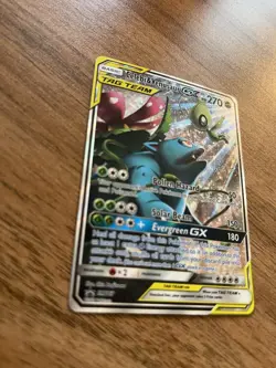 Pokemon TCG Celebi & Venusaur GX SM167 Promo Tag Team Holo Card NM Condition - Image 3