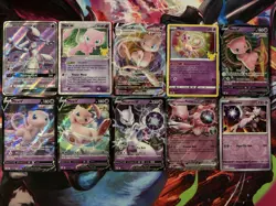 Pokemon Mew/Mewtwo Lot of 10 Cards - Image 1