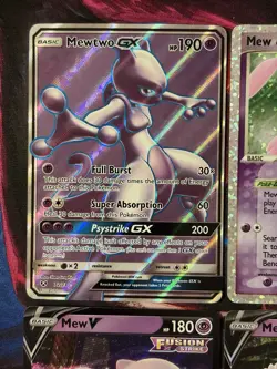 Pokemon Mew/Mewtwo Lot of 10 Cards - Image 2
