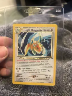 Pokemon Light Dragonite 14/105 Neo Destiny Holo Rare 100HP English Card - Image 3