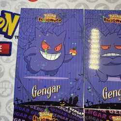 9 Star Holo Gengar Halloween Card Database Non-TCG Pokemon Cards Peru Set #2 - Image 2