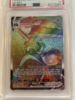 Pokemon TCG Melmetal VMAX Holo Card Pokemon Go 080/078 Secret Rare PSA 10 - Image 3