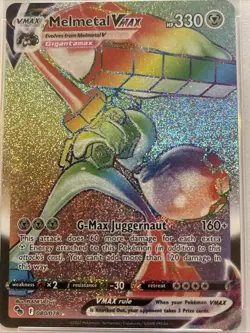 Pokemon TCG Melmetal VMAX Holo Card Pokemon Go 080/078 Secret Rare PSA 10 - Image 4