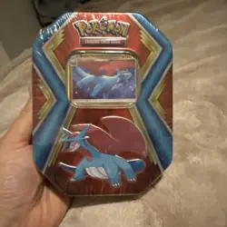 Pokemon TCG Salamence Dragons Tin 3-Card Booster Packs - NEW/SEALED - Image 1