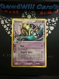 Omastar 13/110 EX Holon Phantoms Holo Rare Pokemon Card Near Mint - Image 1