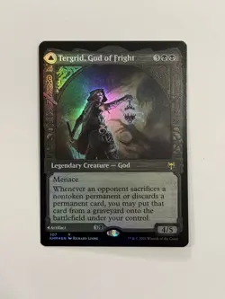 Tergrid, God of Fright (Showcase) Kaldheim Foil NM Free Ship - Image 1