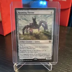 Magic: The Gathering Roaming Throne Artifact Creature Rare 4/4 Ixalan - Image 1