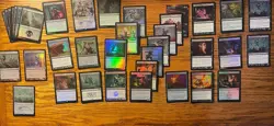MTG Black Foil Lot 40: Promos, Non-Basic Lands, Creatures - Magic The Gathering - Image 1