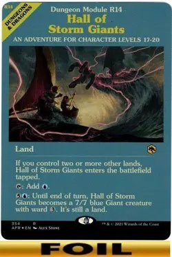Hall of Storm Giants ** FOIL SHOWCASE #354 ** Forgotten Realms - NM MTG - Image 1