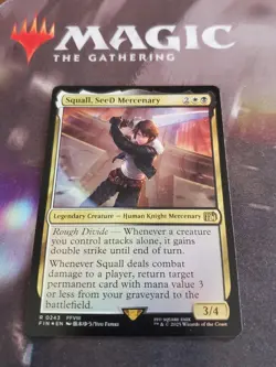 Mtg. Squall, SeeD Mercenary. Foil. Final Fantasy. Pack Fresh - Image 1