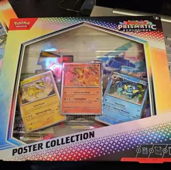 Pokemon Scarlet & Violet Prismatic Evolutions Poster Collection TCG Cards New - Image 1