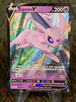 Pokemon TCG: ESPEON V ~ SWSH201 ~ BLACK STAR PROMO - Image 1