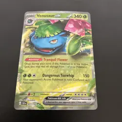 2024 Pokemon Tcg Stellar Crown Venusaur Ex DR 001/142 Kanto Iconic - Image 1