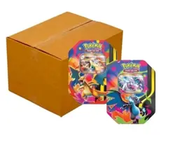 Pokemon Mega Charizard EX Tin Case (6 Tins) Brand New Factory Sealed Tins - Image 2