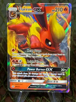 Pokemon TCG: FLAREON GX ~ SM171 ~ BLACK STAR PROMO - Image 1