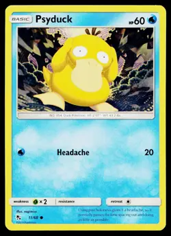 Psyduck 11/68 Common Hidden Fates Pokemon Near Mint - Image 1