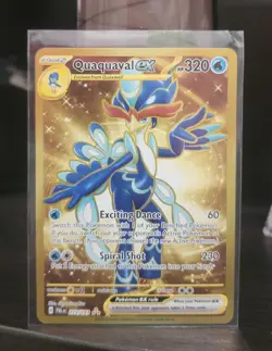 Quaquaval EX - 273/193 Paldea Evolved (Pokemon) Full Art Gold Hyper Rare TCG - Image 1
