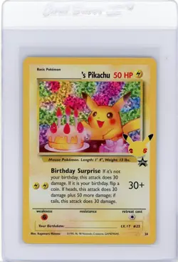 2021 Pokemon Celebrations Birthday Pikachu 24 25th Anniversary - Image 1