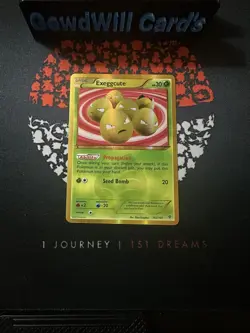 Exeggcute Secret Rare Gold Black & White Plasma Blast 2013 Pokemon 102/101 LP - Image 1
