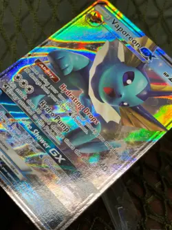 Pokemon TCG: VAPOREON GX ~ SM172 ~ BLACK STAR PROMO - Image 4