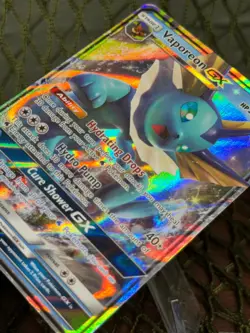 Pokemon TCG: VAPOREON GX ~ SM172 ~ BLACK STAR PROMO - Image 5