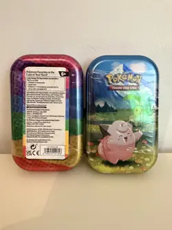 2x Pokemon TCG: Mega Evolution—Ascended Heroes Mini Tin: Clefairy & Chikorita - Image 4