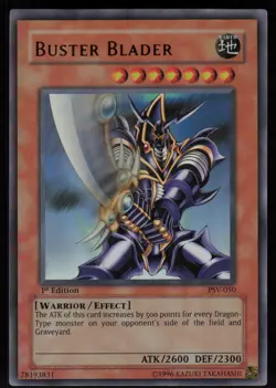 Buster Blader PSV-050 PSV Ultra Rare Asian English 1st Edition Yu-Gi-Oh - Image 1
