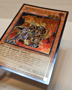 ULTIMATE Rare Brotherhood of the Fire Fist - Bear CBLZ-EN024 UNLIM. Yugioh 862 - Image 2