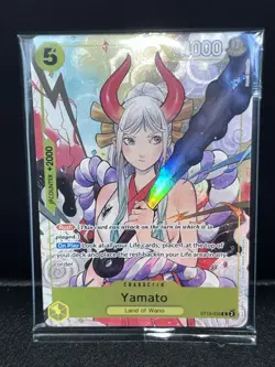 Bandai One Piece Yamato ST13-016 Character Card Egghead Holo Rush 4000 Power - Image 1