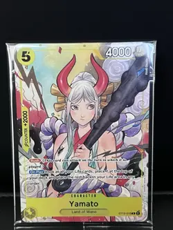Bandai One Piece Yamato ST13-016 Character Card Egghead Holo Rush 4000 Power - Image 4