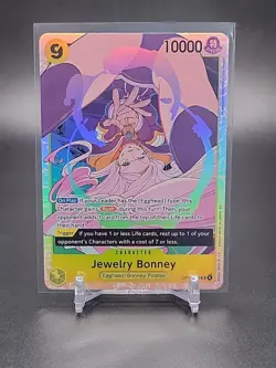 Jewelry Bonney One Piece OP13-108 Carrying On His Will Foil Secret Rare - Image 1