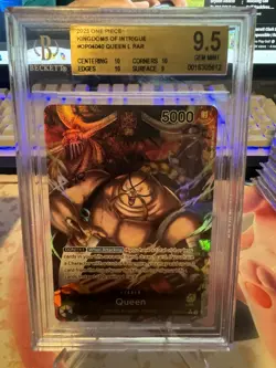 2023 Queen Leader Alt Art OP04-040 Kingdoms Of Intrigue One Piece BGS 9.5 - Image 1