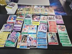 One Piece TCG 250+ BULK LOT All Rares Holo Foil NM ENGLISH Op14 Op09 Luffy Zoro - Image 1