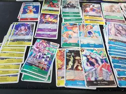 One Piece TCG 250+ BULK LOT All Rares Holo Foil NM ENGLISH Op14 Op09 Luffy Zoro - Image 2
