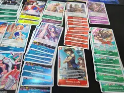 One Piece TCG 250+ BULK LOT All Rares Holo Foil NM ENGLISH Op14 Op09 Luffy Zoro - Image 3