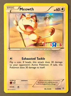 Pokemon Generations Meowth 53/83 Toys R Us Promo Card NEW! NM-MINT! 🔥 - Image 1
