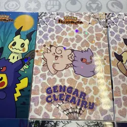 9 Star Holo Gengar Halloween Card Database Non-TCG Pokemon Cards Peru Set #3 - Image 3