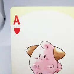 Cleffa A Heart Pokemon trump playing card Gold 2 Pichu Back Nintendo JAPAN - Image 2