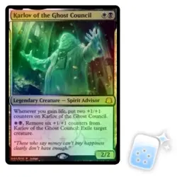 FOIL KARLOV OF THE GHOST COUNCIL (JUDGE) Promo Magic MTG MINT CARD - Image 1