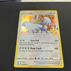 Pokemon Card Lugia 022/025 Holo Rare Celebrations 25th Anniversary NM - Image 2