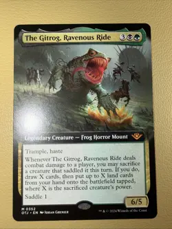 The Gitrog, Ravenous Ride : MTG / Outlaws of Thunder Junction #0206 / NM - Image 1