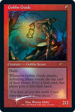 MTG RETRO FRAME FOIL PROMOS: FABLED PASSAGE, GOBLIN GUIDE, DIG THROUGH TIME+ - Image 2