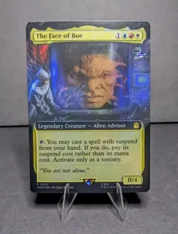 The Face of Boe (Extended Art) (Surge Foil) Universes Beyond: Doctor Who Foil - Image 1